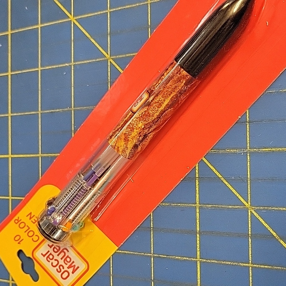 Oscar Mayer Kraft Black 10 Multi-Color Pen Set New Sealed Package